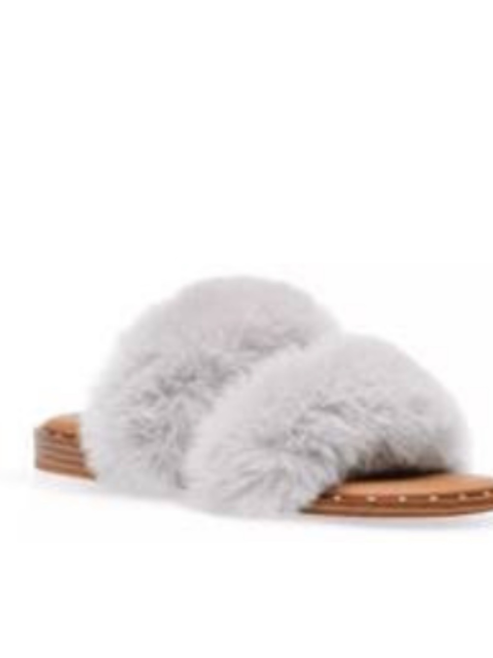 Steve Madden Enite Slide Sandal (Grey Size 7)
